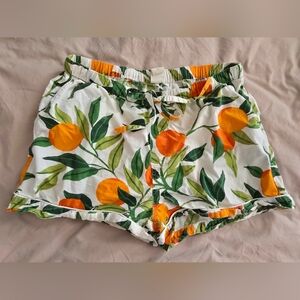Print Fresh Anthropologie Clementine Pajama Shorts Sz Small